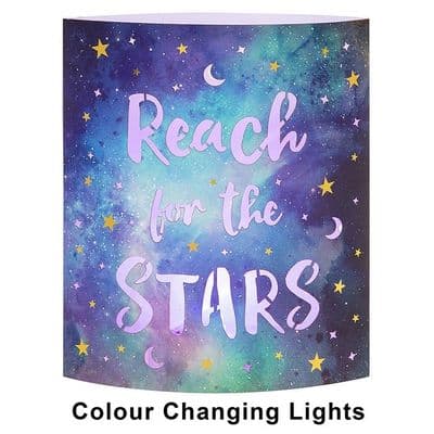 Shudehill Giftware Starlight Lantern - Colour Changing LED - Reach for the Stars