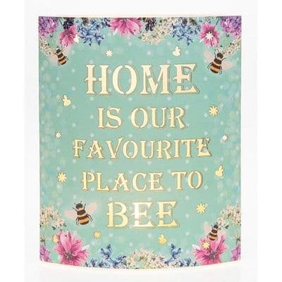 Shudehill Giftware Starlight Lantern - Warm White LED Light - Home is our Favourite Place to Be