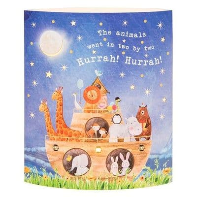 Shudehill Giftware Starlight Lantern - Warm White LED Light - Noah's Ark..
