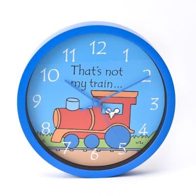 That's Not my Train' Colourful Child's Train Design Wall Clock