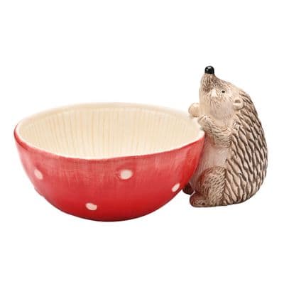 Widdop and Co Country1 Living Ceramic Toadstool & Hedgehog Serving Bowl