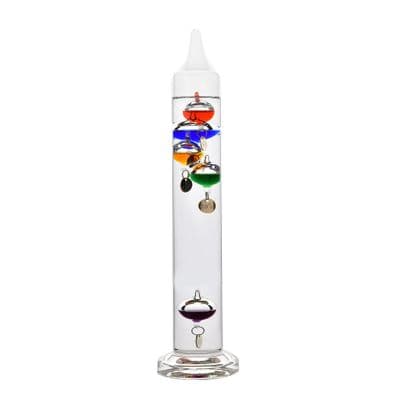Widdop Galileo Coloured Thermometer Cylinder 33cm