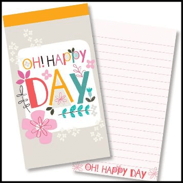 Happy Day Jotter Notepad