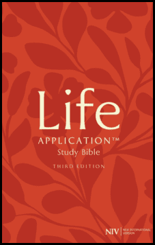 NIV Life-Application Study Bible Burgundy Immitation Leather