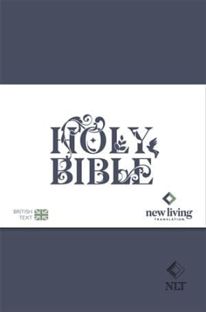 NLT Holy Bible - British Text Version in Blue Soft-tone Flexiback