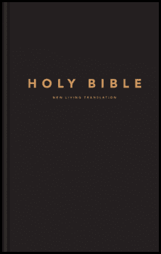 NLT Large Print Pew Bible, Black
