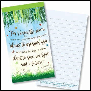 Plans to Give You Hope Jotter Notepad