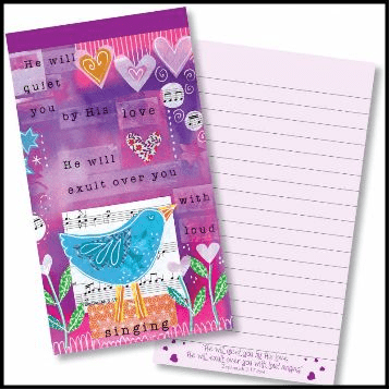 Quiet You with His Love Jotter Notepad