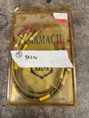 Bearmach Braided Brake Pipe Set