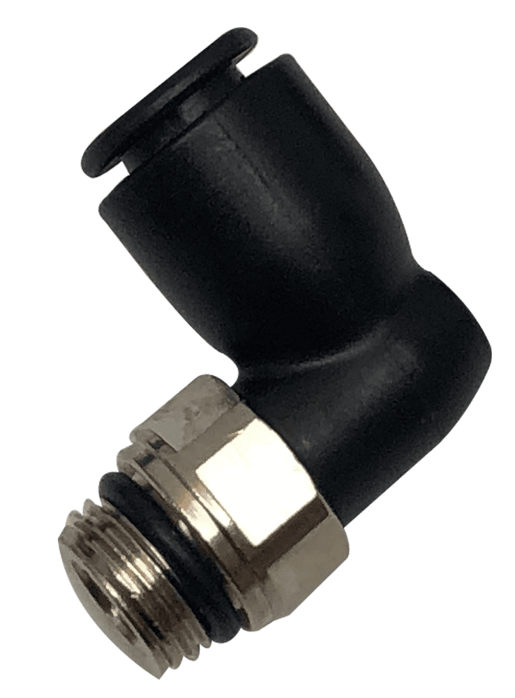 Breather Elbow 1/4 BSP thread 6mm to 10mm