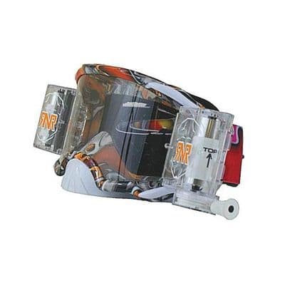 Rip N Roll Platinum WVS 48mm Red Tattoo Goggles