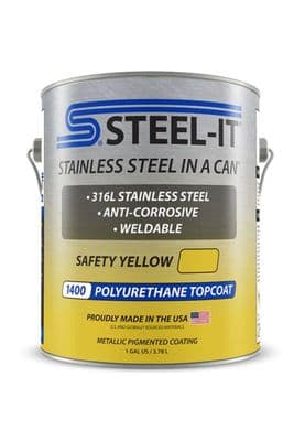 Steel-It 1 QT Safety Yellow Polyurethane