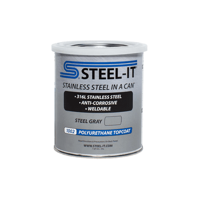 Steel-It 1 QT Steel Grey Polyurethane Paint