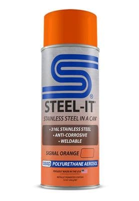 Steel-It Signal Orange Polyurethane 12 oz Aerosol