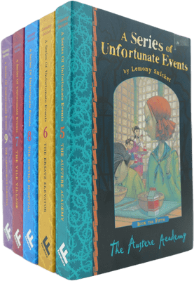 Lemony Snicket - A Series of Unfortunate Events Series Books 5 to 9