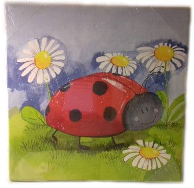 Alex Clark Little Ladybird Medium Canvas – 30cm x 30cm