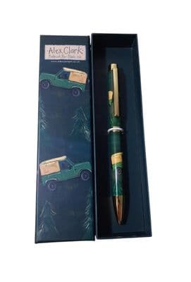 Alex Clark Off Road Ballpoint Pen – Refillable Black Ink Gift Pen
