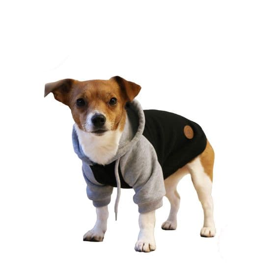 Ancol Black & Grey Hoodie Size Extra Large