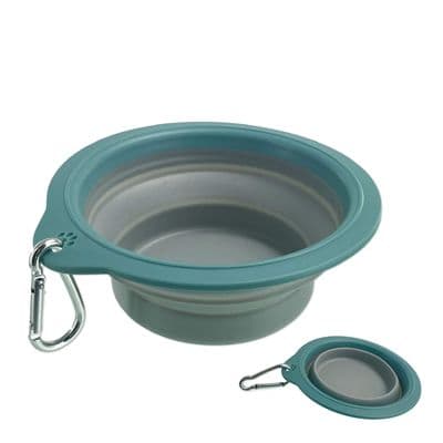 Ancol Collapsible Medium Travel Dog Bowl – Portable Foldable Pet Feeding Bowl