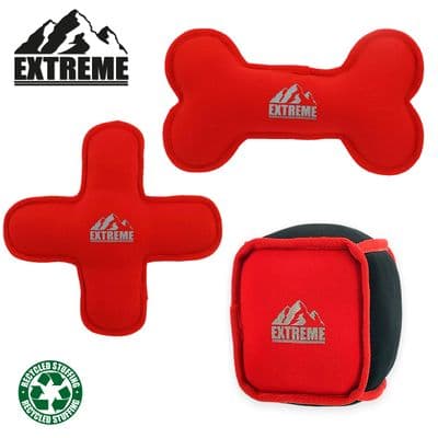Ancol Extreme Floating Mix Pack Red & Black Dog Toys