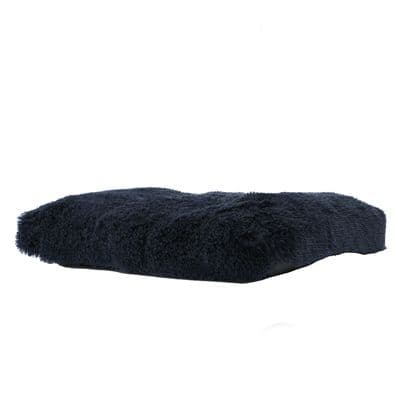 Ancol Navy Super Plush Dog Mattress 100x70cm | Large Calming Soft Pet Bed UK