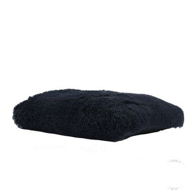 Ancol Navy Super Plush Dog Mattress 75x60cm | Calming Soft Pet Bed UK