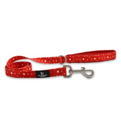Ancol Red Star Patterned Lead,  The Soho Pet Collection, Dog Accessory