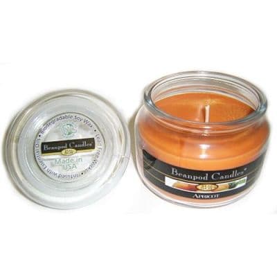Apricot, Medium Beanpod Candle