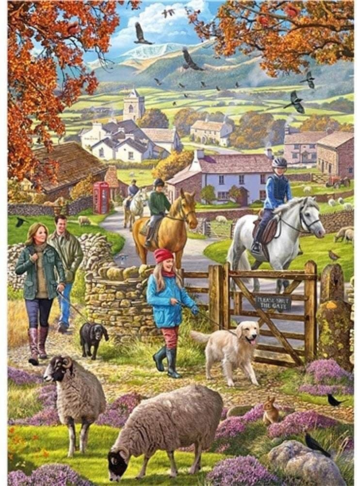 Autumn Walk by Steve Crisp 1000 Piece Jigsaw