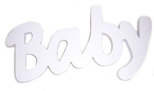 Baby Pink Word Plaque