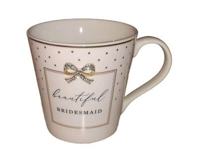 Beautiful Bridesmaid Fine China Mug by Madelaine