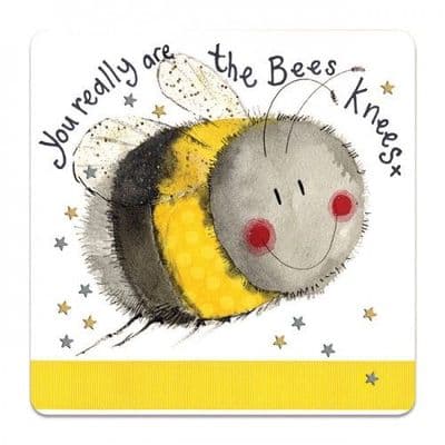 Bees Knees Corked Backed Coaster