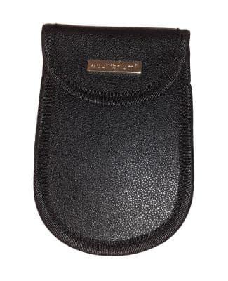 Black RFID Car Key Signal Blocker Pouch – Anti-Theft Faraday Key Fob Protector