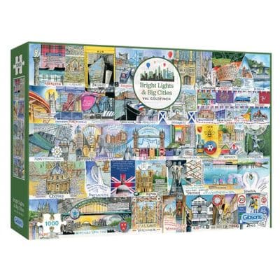Bright Light & Big Cities by Val Goldfinch 1000 Piece Gibsons Jigsaw