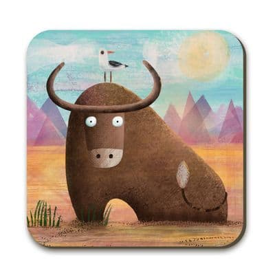 Bull Meets Seagull Coaster by Jonathan Willoughby