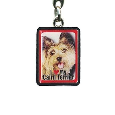 Cairn Terrier Metal Keyring