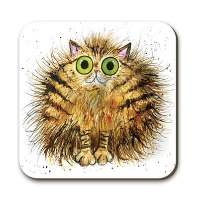 Cat, Tommy Coaster by Emma Haines