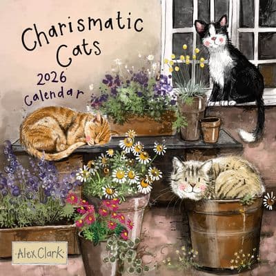 Charismatic Cats 2026 Calendar by Artist Alex Clark