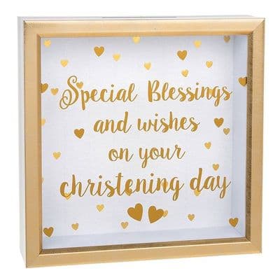 Christening Sentiment Wish Box Keepsake Gift – Christening Memory Box