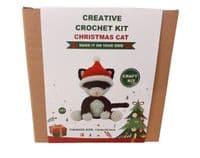 Creative Crochet Kit,  Christmas Cat