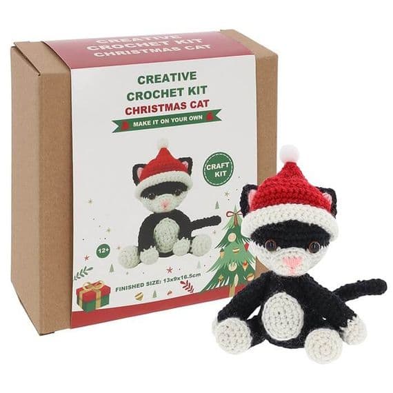 Creative Crochet Kit,  Christmas Cat