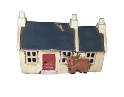 Croft House and  Highland Cow Tealight