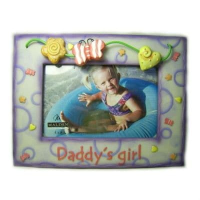 Daddy's Girl Photo Frame. Photo Size 4 x 6 inches