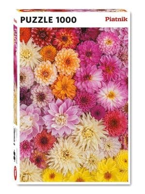Dahlias by Andrea Tilk 1000 Piece Piatnik Jigsaw