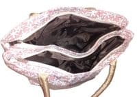 Daisies Pink Wipeable Bag by Equilibrium