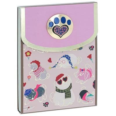 Dog Paw Charm Notebook