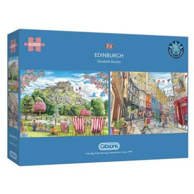 Edinburgh Jigsaw 2x500 Piece – Elizabeth Blustin | Gibsons