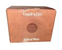 Embossed Cow Mug, Country Life