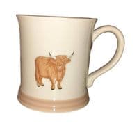 Embossed Highland Cow Mug, Country Life