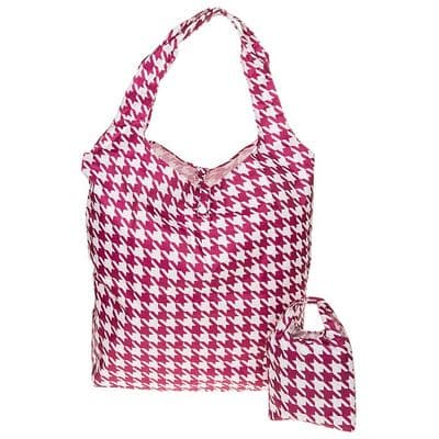 Equilibrium Handybag Hounds Tooth in Pink